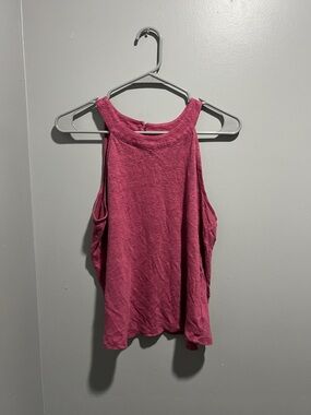 Sleeveless Pink Tank Top